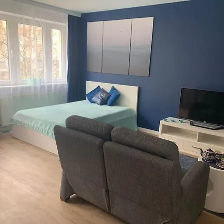 Apartament Turkusowy W Centrum Gdyni グディニャ